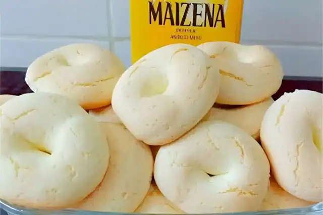 Biscoitinho de maisena fofinho e caseiro