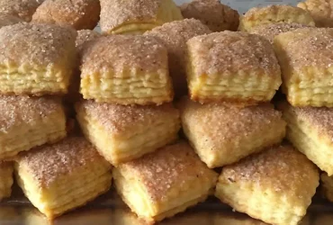 biscoitos folhados