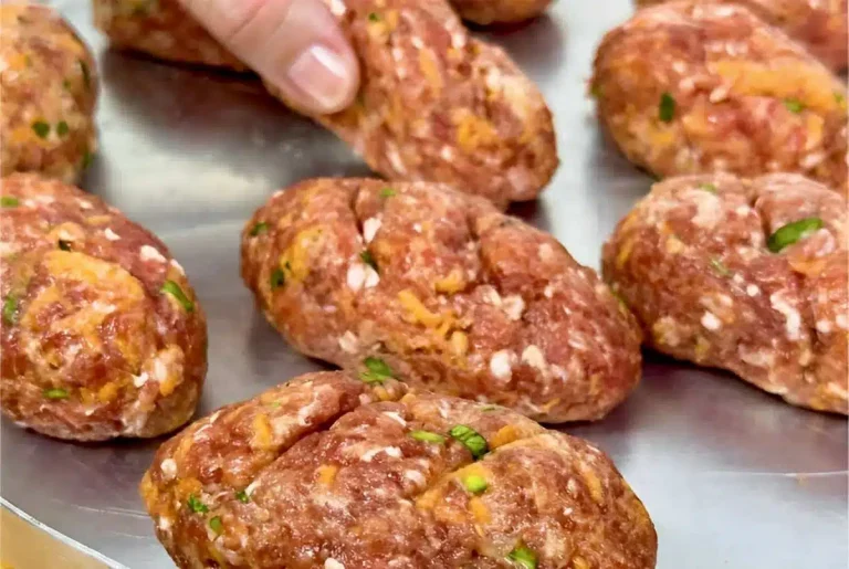 bolinho de carne delicioso