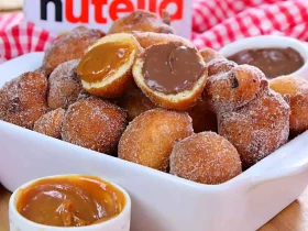 bolinho de chuva recheado