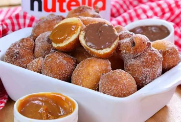 bolinho de chuva recheado