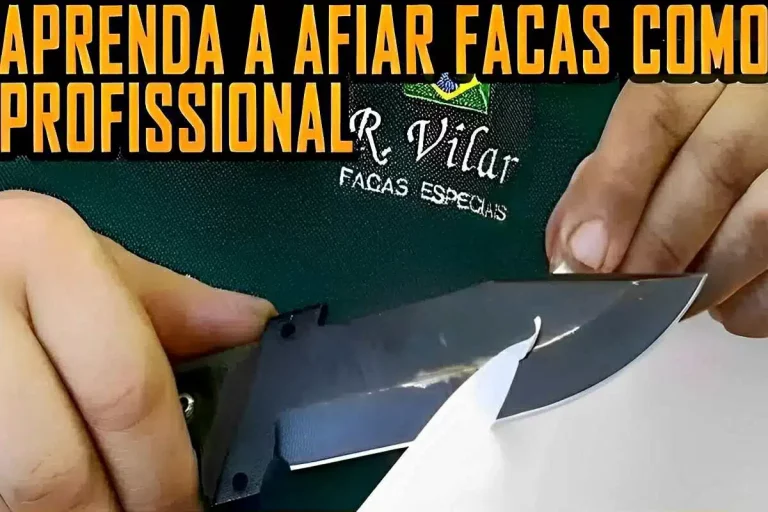 como amolar facas