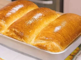 pão caseiro que não precisa de cilindro