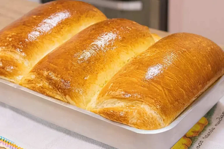 pão caseiro que não precisa de cilindro