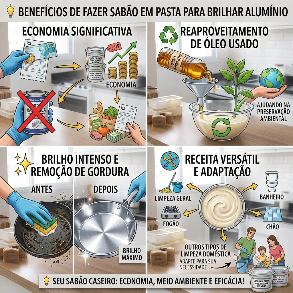 Benefícios de fazer sabão em pasta