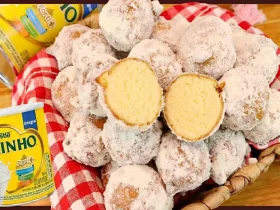 bolinho de chuva com leite ninho