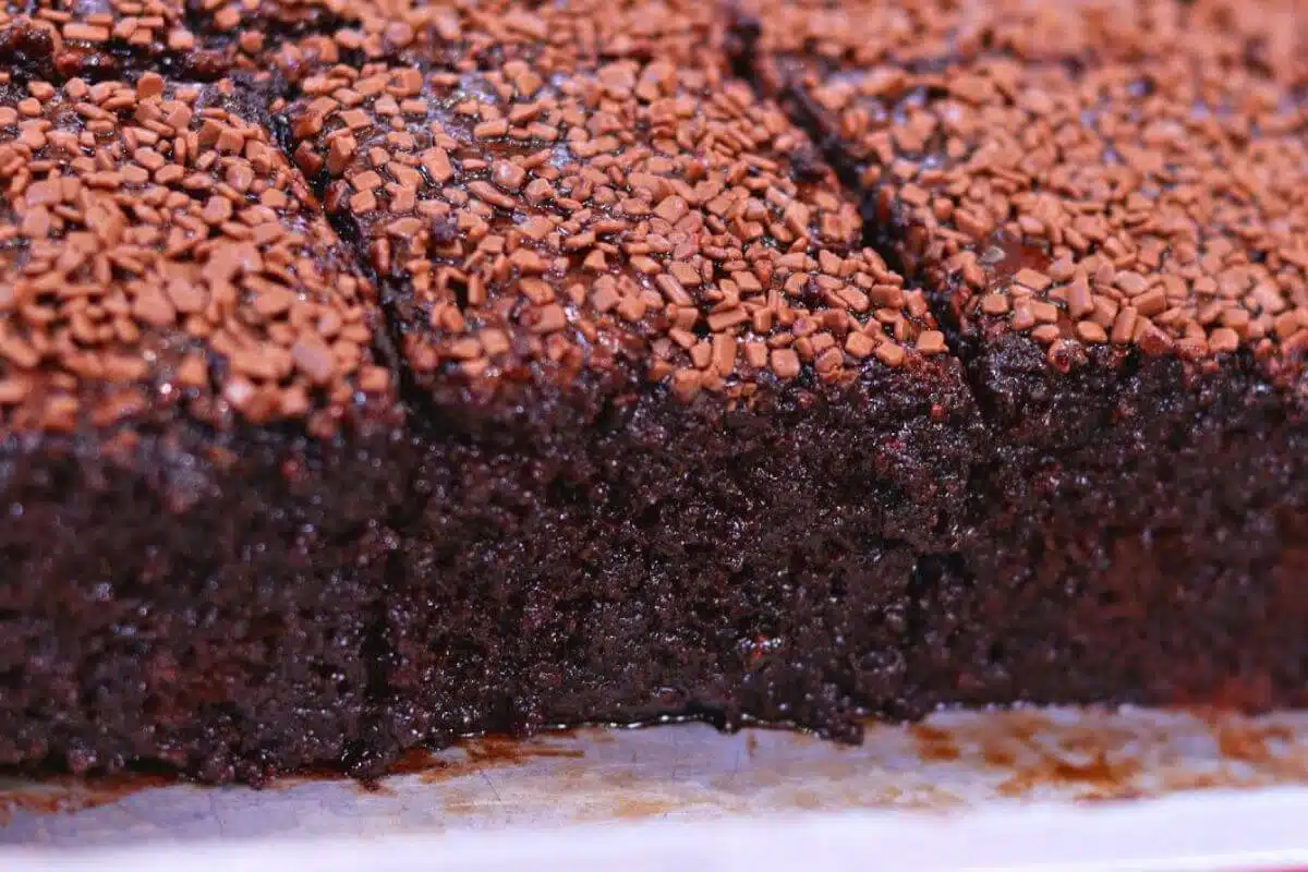 bolo de chocolate molhadinho