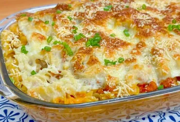 macarrão cremoso de forno