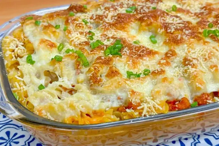 macarrão cremoso de forno