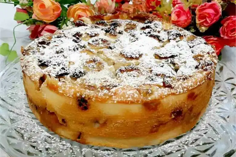 bolo de banana cremoso