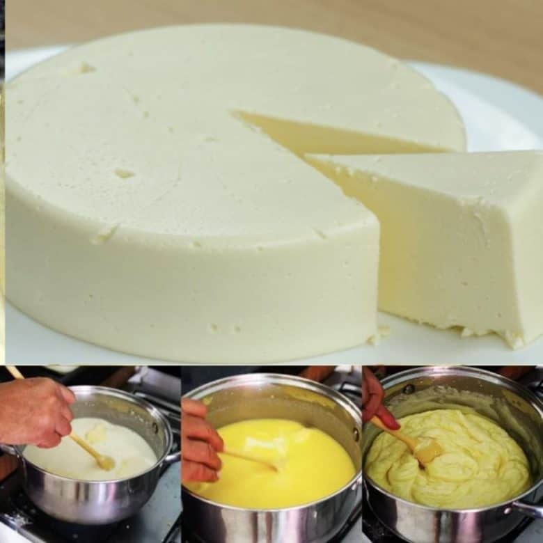 queijo caseiro de panela delicioso