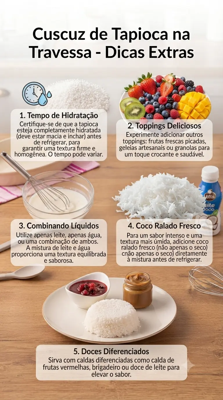 Dicas Extras para um Cuscuz Incrível
