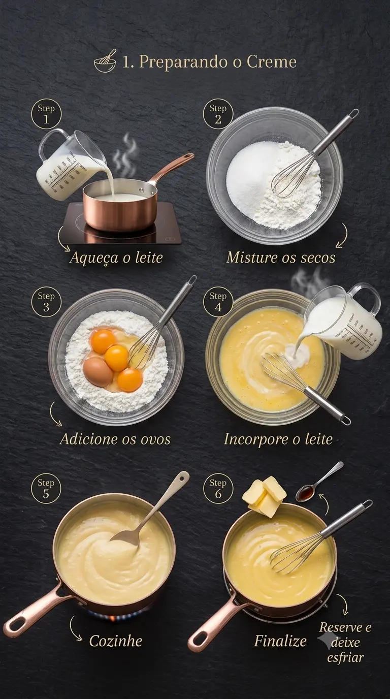 Preparando o Creme do3 Reia magos