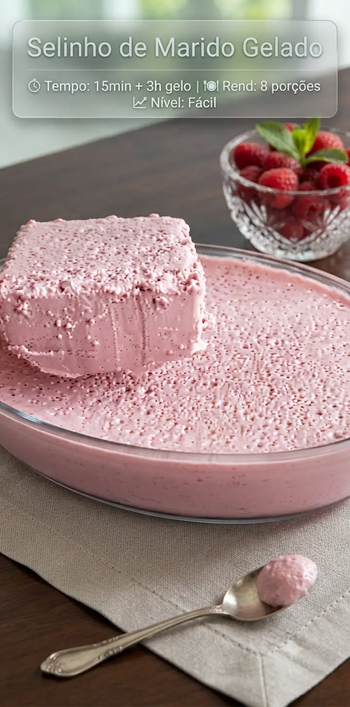 Tempo de Preparo Sobremesa Selinho de Marido Gelado