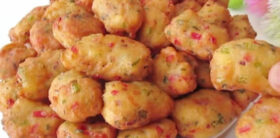 Bolinho salgado caseiro e fofinho