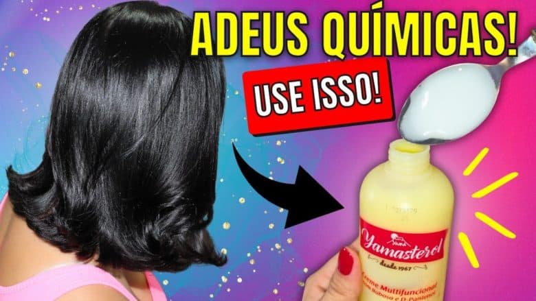 cabelo lindo, liso, brilhante e sedoso