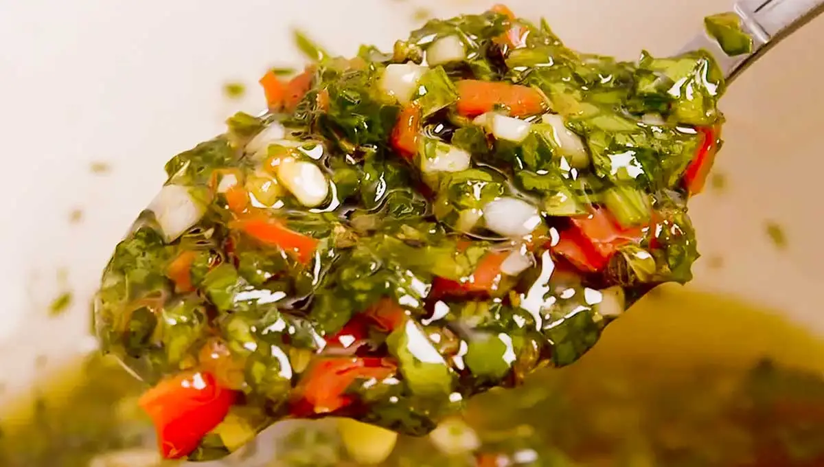 molho chimichurri caseiro