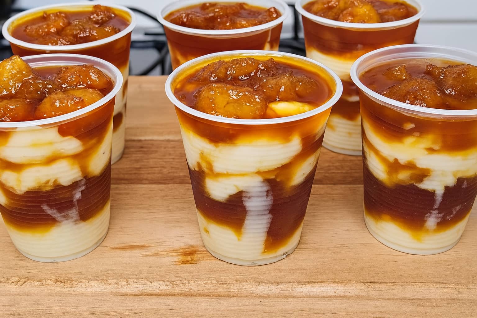 Sobremesa cremosa de banana com caramelo em copo – Banana Merci fácil e deliciosa