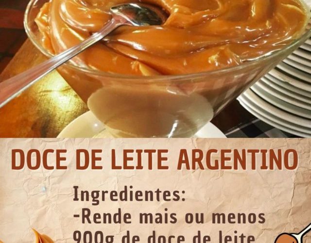 doce de leite argentino