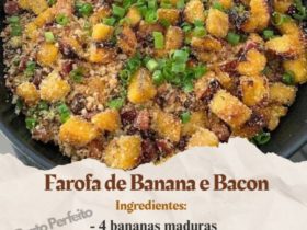 farofa de banana e bacon