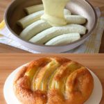 bolo de banana invertido