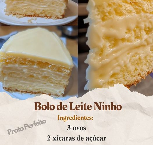 bolo de leite ninho