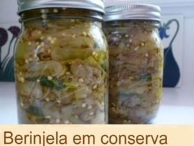 beringelas em conserva