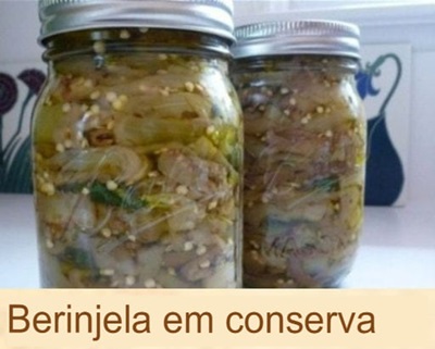 beringelas em conserva