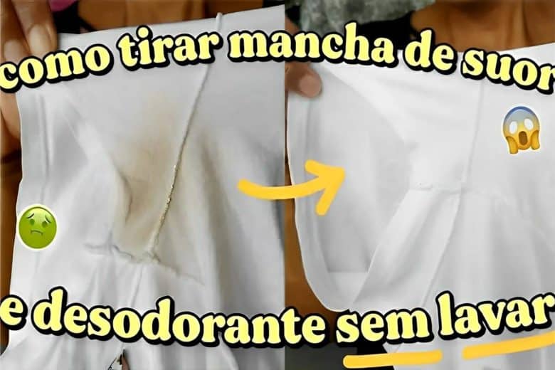 como tirar manchas de desodorante