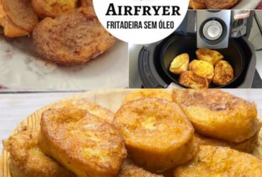 rabanada na airfryer,