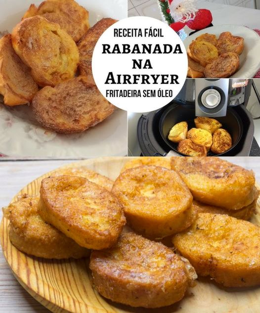 rabanada na airfryer,