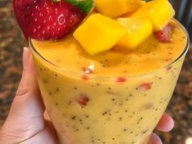 batido de manga tropical com morang