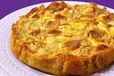 bolo de maçã sem açúcar
