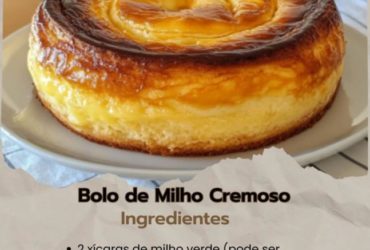 bolo de milho cremoso