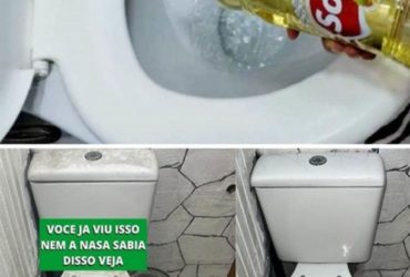 sÓ lavo banheiro com oleo de cozinha