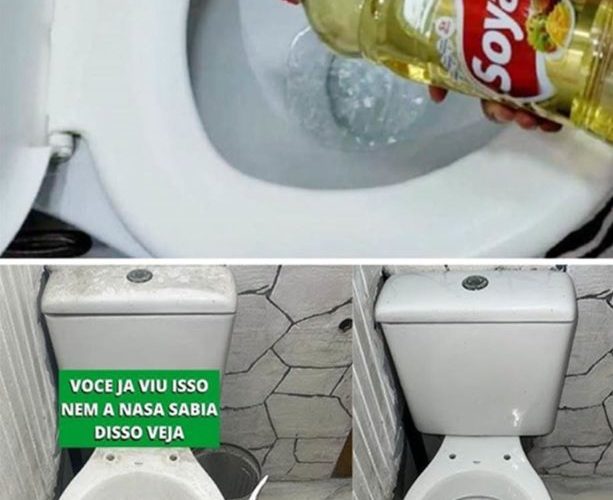 sÓ lavo banheiro com oleo de cozinha