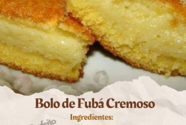 bolo de fubá cremoso