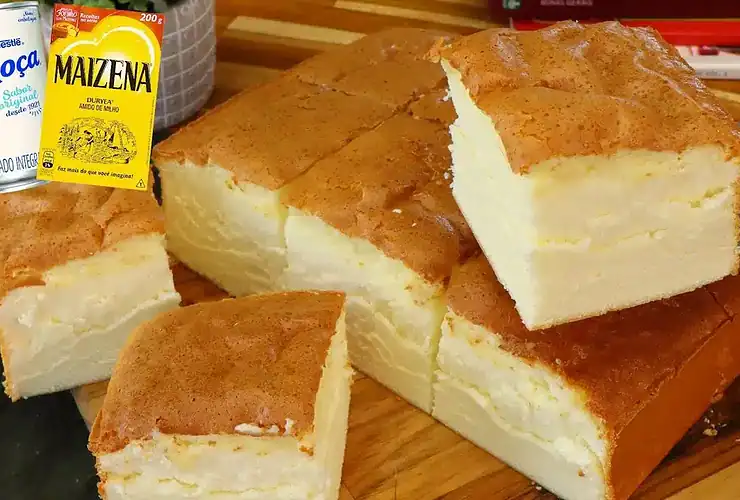 bolo moca de maisena