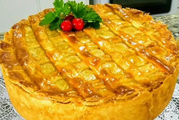 Empadão de palmito canal cozinhando com a Ly