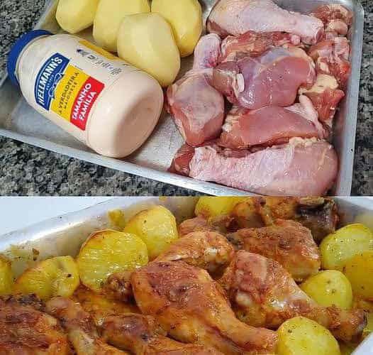 frango com maionese