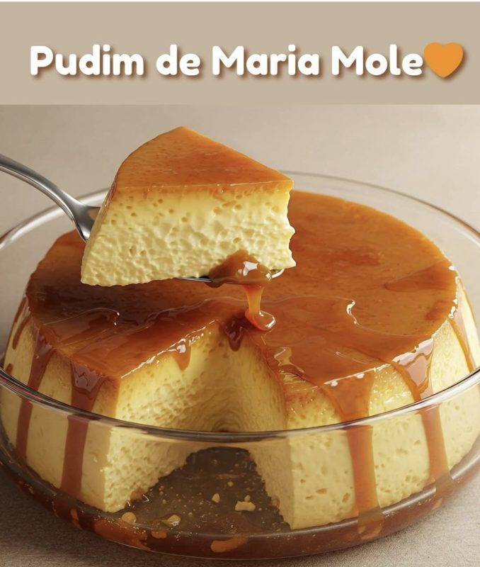 pudim de maria mole