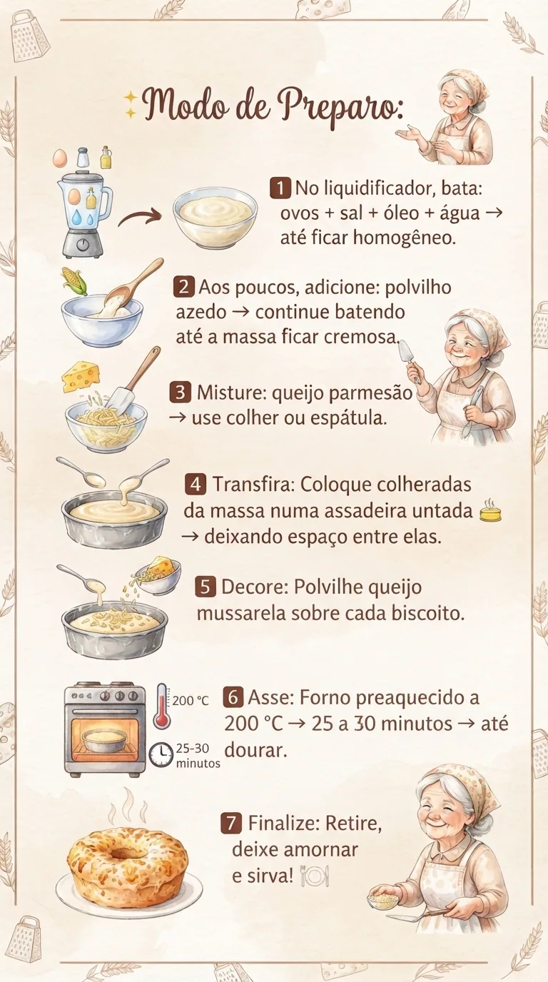 Modo de Preparo chapeu velho