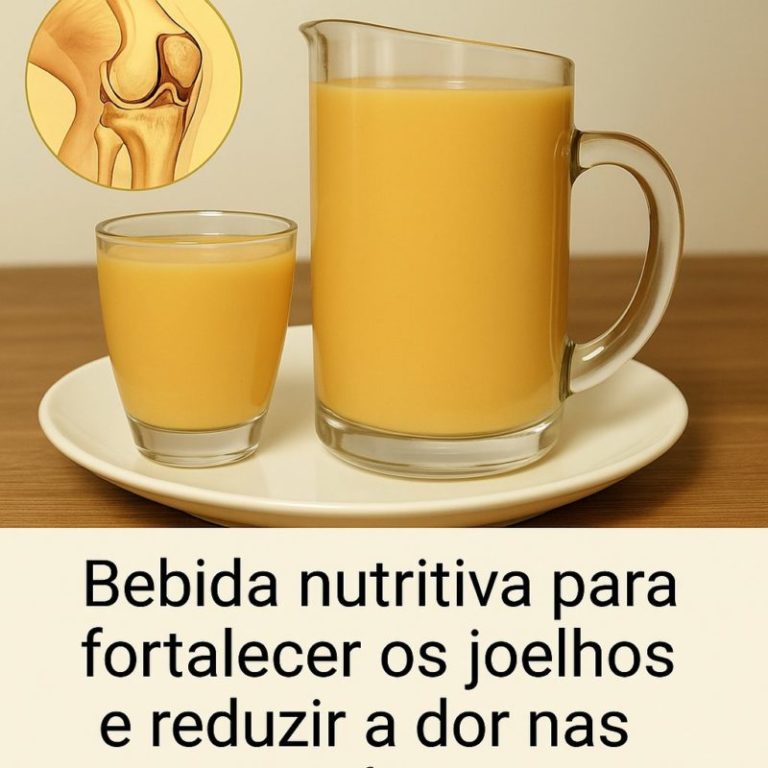 bebida nutritiva para fortalecer os joelhos