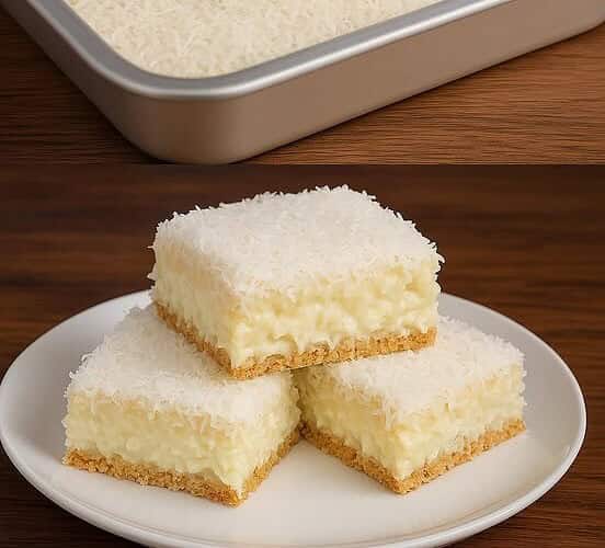 bolo de coco gelado simples bem molhadinho