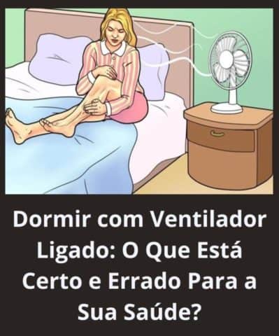 Ventilador ligado ao dormir: impactos na saúde.