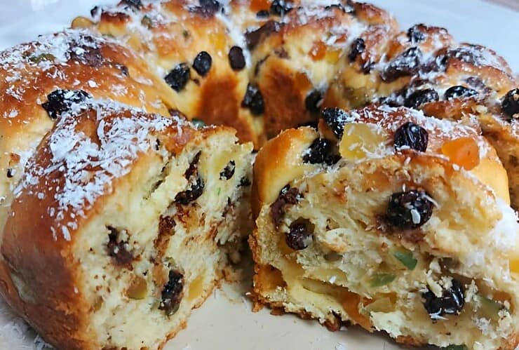 pão doce de páscoa