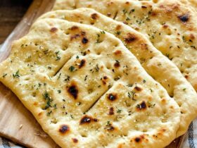 pão sírio de alho em 5 minutos