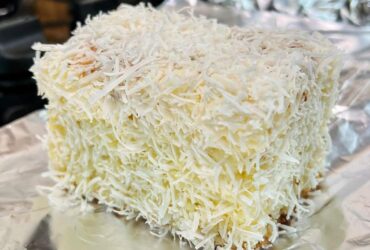 bolo gelado de coco felpudo
