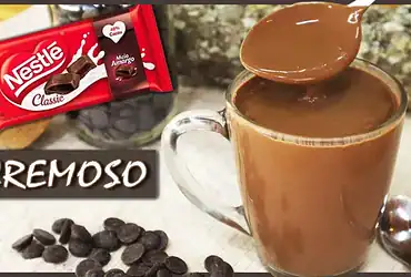 chocolate quente super cremoso