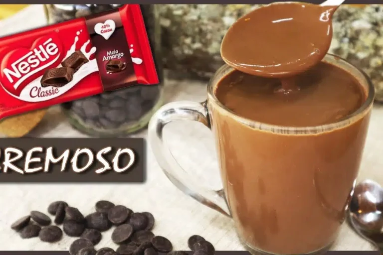 chocolate quente super cremoso
